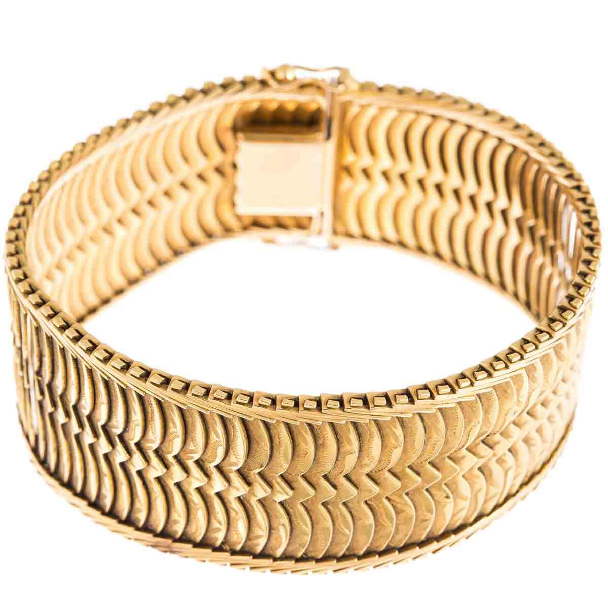 brilliance fine jewelry 18ct gold plated bracelet
