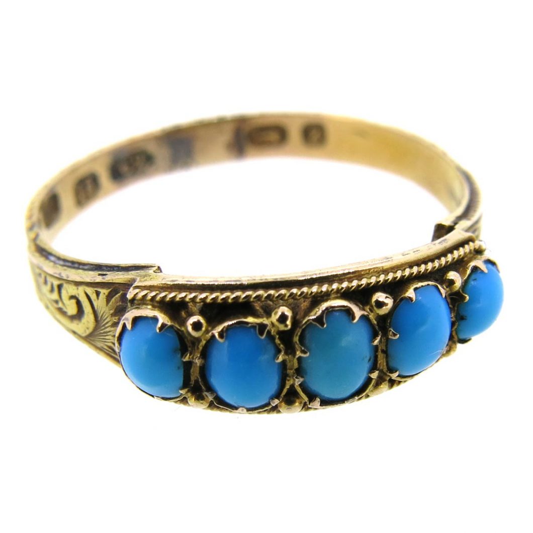 Antique Gold & Turquoise Ring | A.R. Ullmann