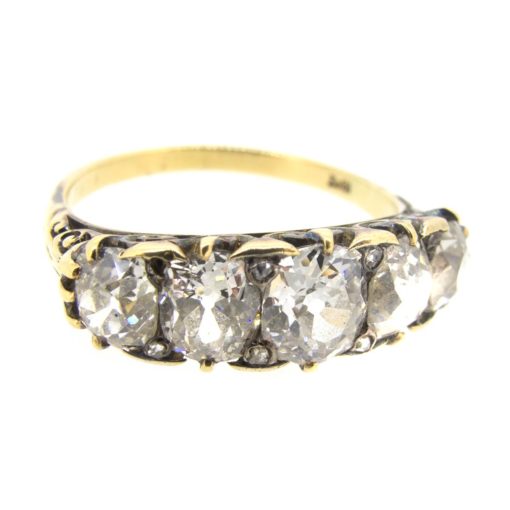 Victorian 5 Stone Diamond Ring