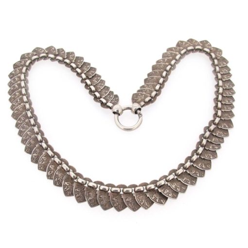 Antique silver necklace