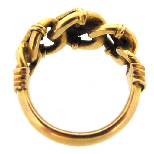 Antique Gold & Diamond Keeper Ring