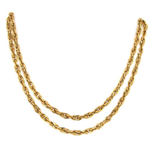 18ct Gold Necklace/ Guard Chain