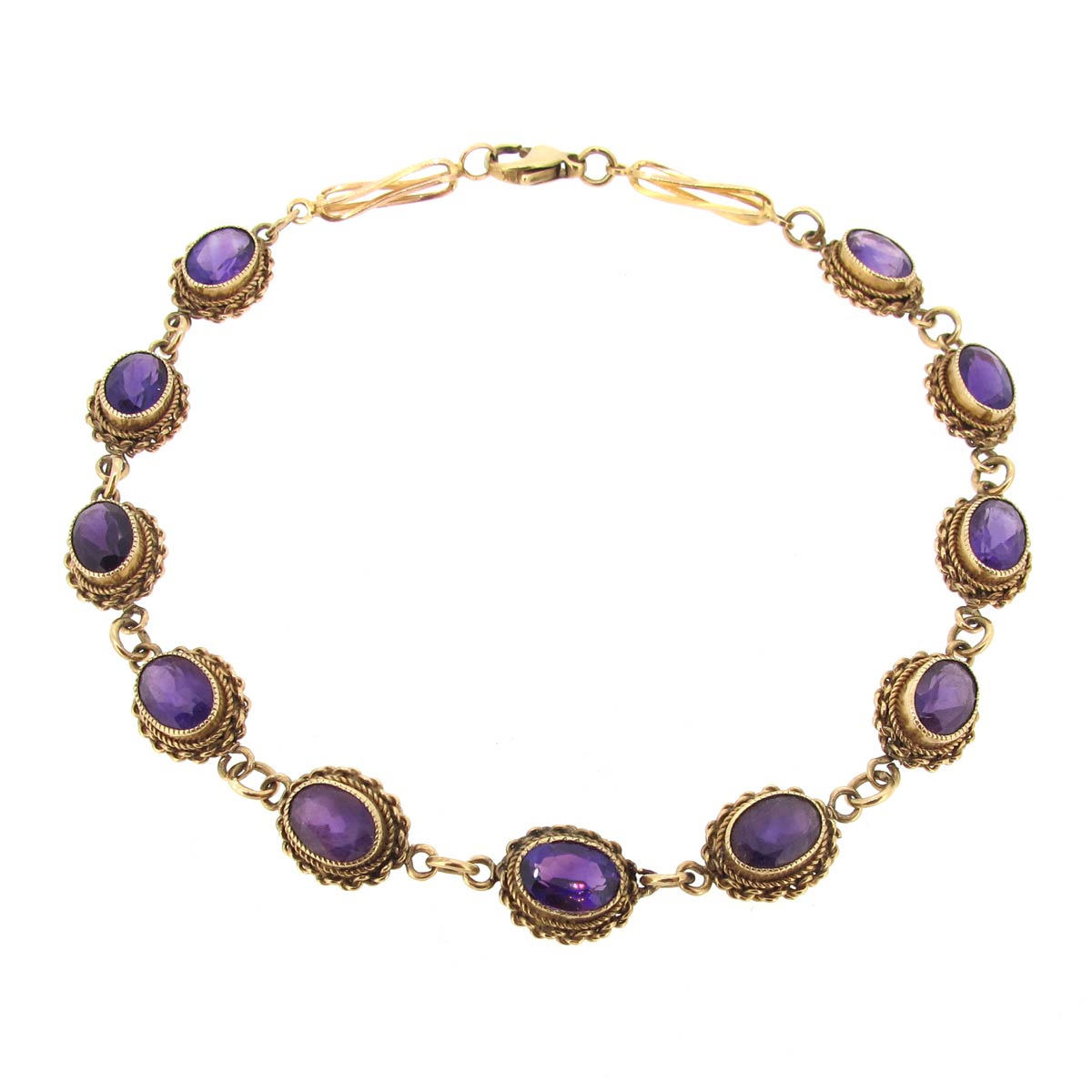 Gold & Amethyst Bracelet | A.R. Ullmann