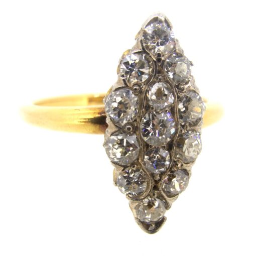 Diamond Marquise Shaped Ring