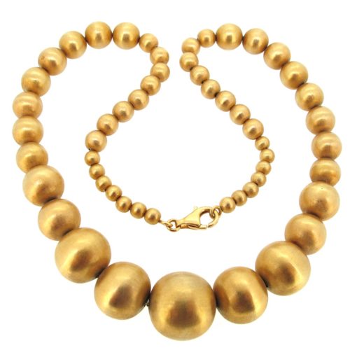 Gold Bead Necklace