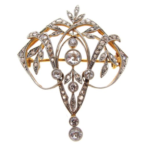 Edwardian Diamond Pendant/ Brooch