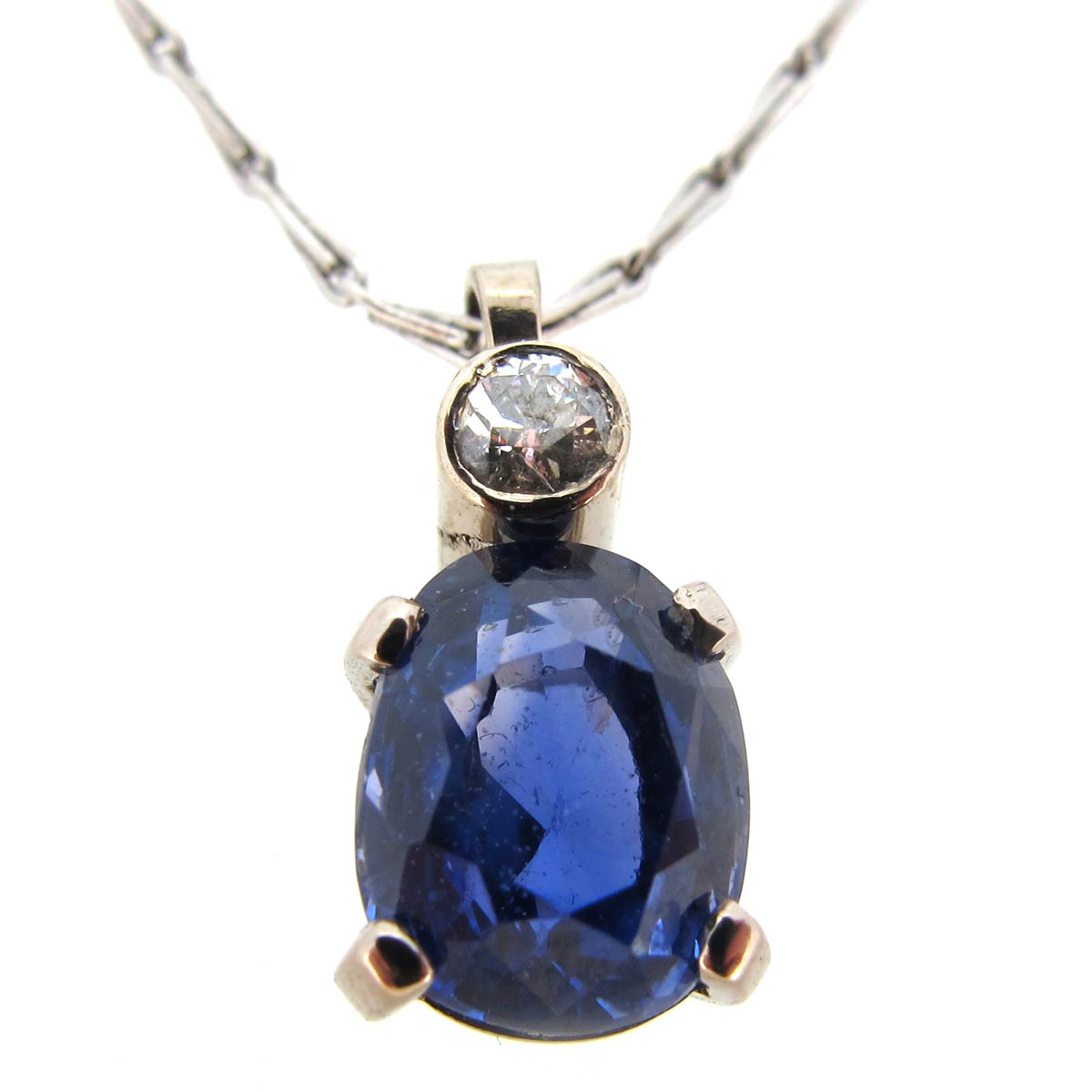 Sapphire & Diamond Pendant | A.R. Ullmann