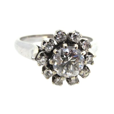Diamond Cluster Ring