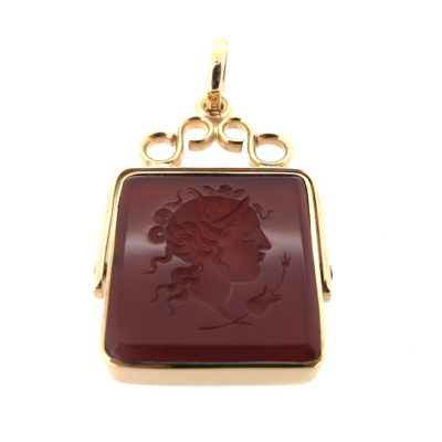 Carnelian Intaglio Fob