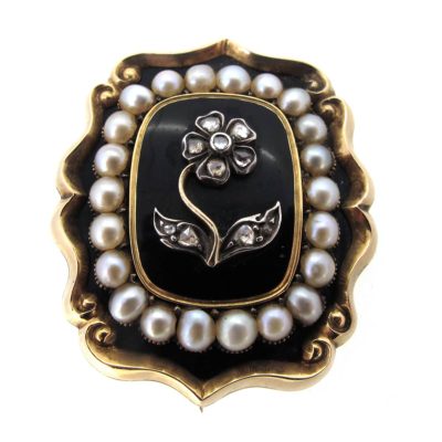 Victorian Mourning Brooch