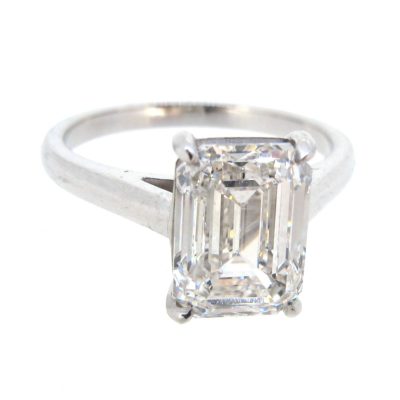 Emerald Cut Diamond Ring