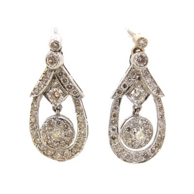 Diamond Drop Earrings
