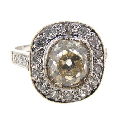 Diamond Target Cluster Ring