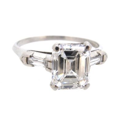 Emerald Cut Diamond Ring