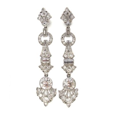 Diamond Chandelier Earrings