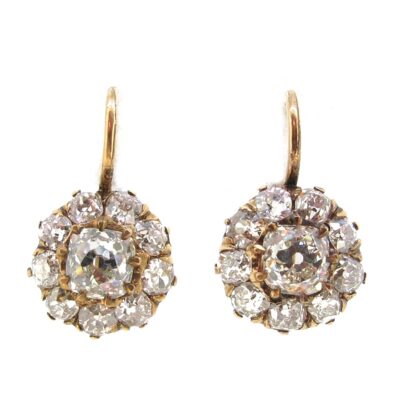 Diamond Cluster Earrings
