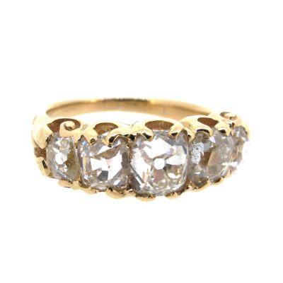 Victorian Diamond 5 Stone Ring