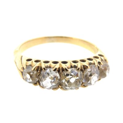 Antique Diamond 5 Stone Ring