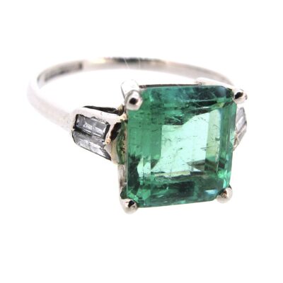 Art Deco Emerald Ring
