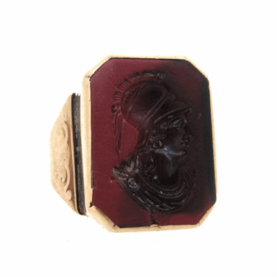Agate Intaglio Ring